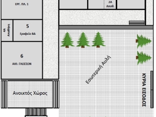 Σχεδιάγραμμα Σχολείου Πτερυγα Α-1